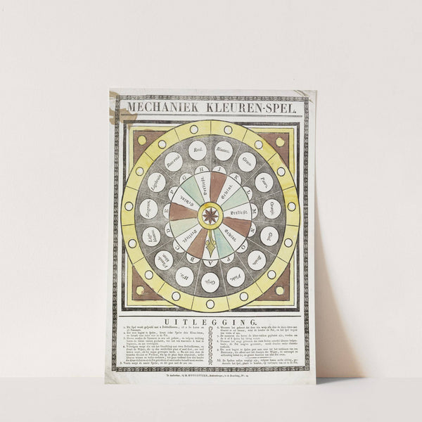 Mechaniek kleuren-spel by Jan Oortman Sr.