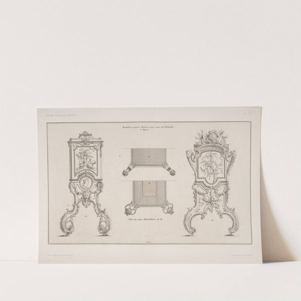 Medailliers, especes d'armoire pour serrer des medailles et bijoux by André-Charles Boulle