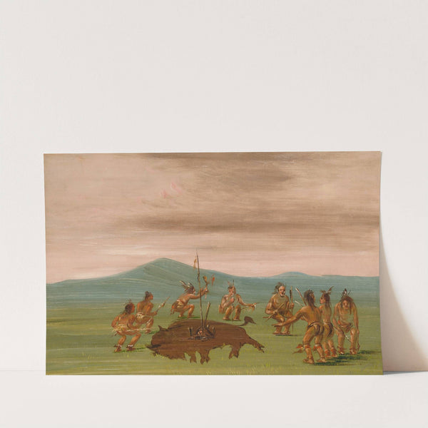 Medicine Buffalo of The Sioux (1837-1839) by George Catlin