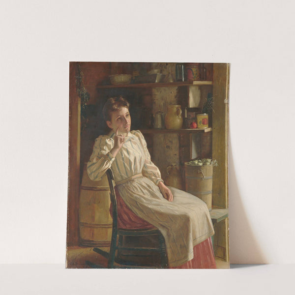 Meditation (ca. 1900–1910) by John George Brown