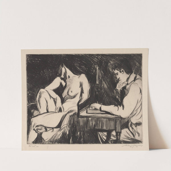 Meditation by Albert Sterner