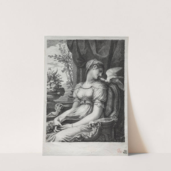 Meditation (1822) by Pierre-Paul Prud'''hon