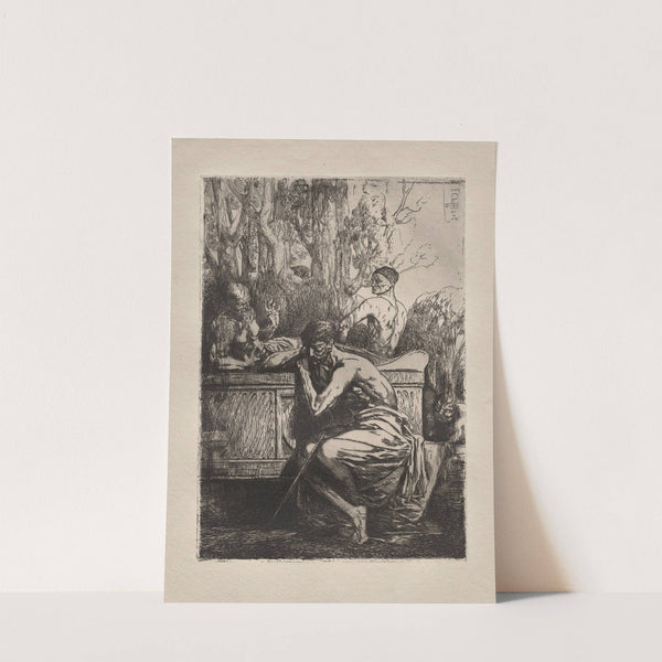 Meditation (1865) by François-Nicolas Chifflart