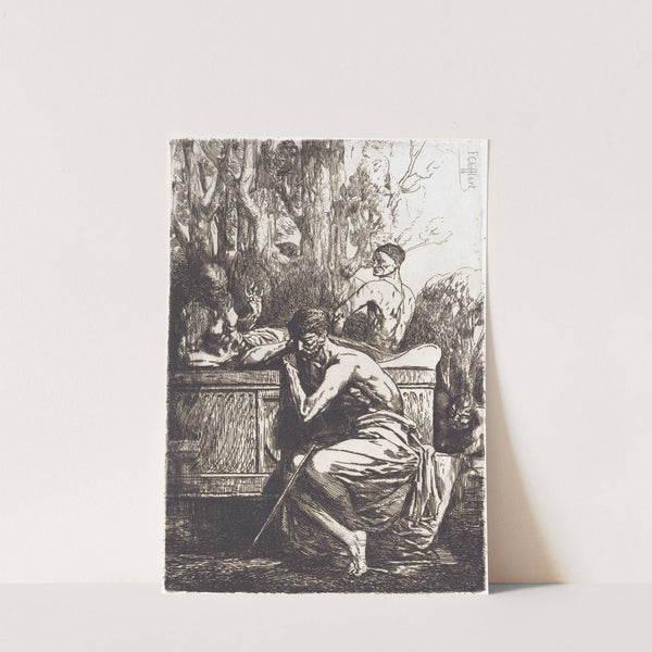 Meditation by François-Nicolas Chifflart