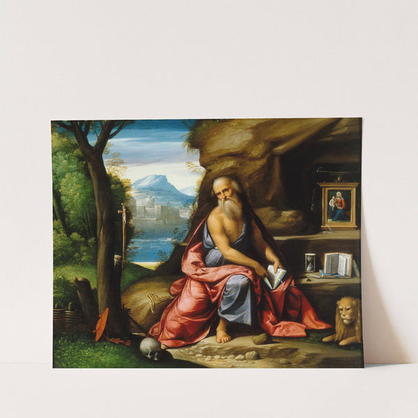 Meditation of Saint Jerome (circa 1520-25) by Benvenuto Tisi
