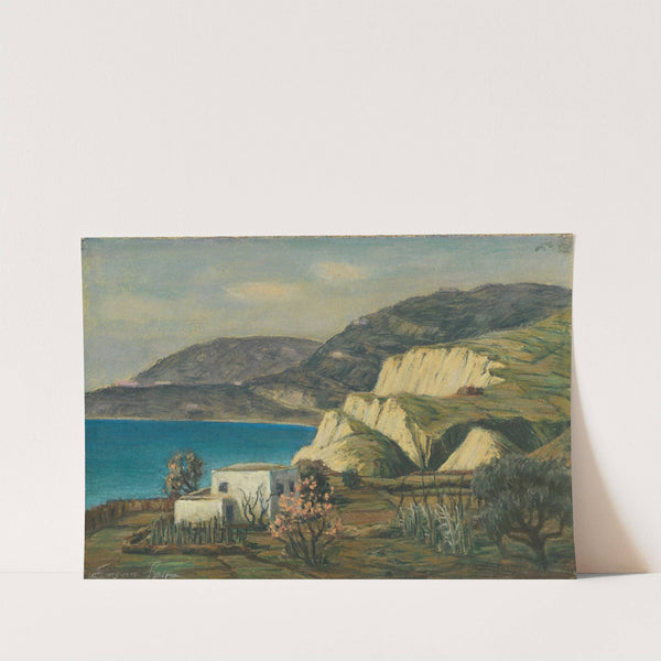 Mediterrane Küstenlandschaft by Eugen Spiro