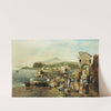 Mediterrane Uferlandschaft (1882) by Robert Alott