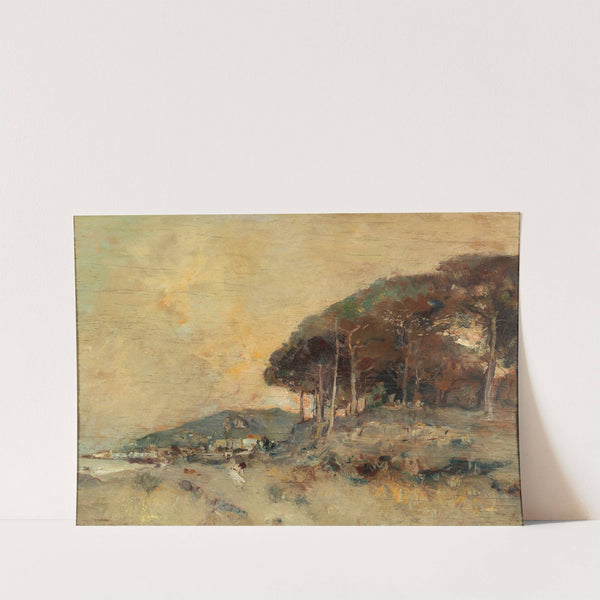 Mediterranean Coast at Dusk by Giuseppe Casciaro