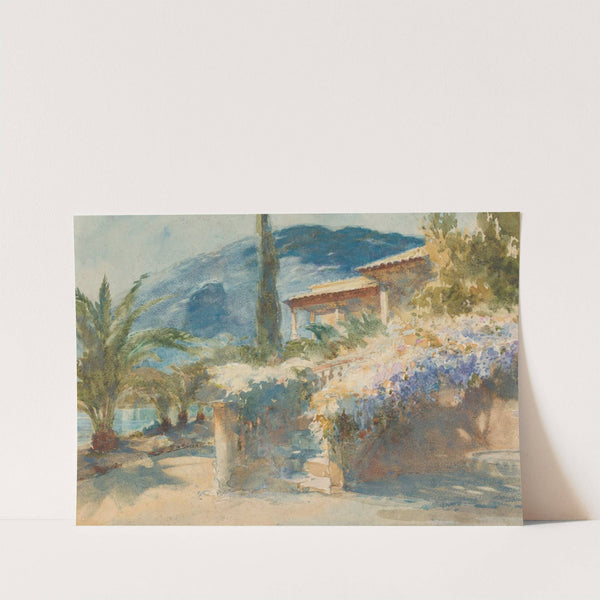 Mediterranean Garden Scene by Armand Point