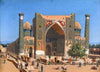 Medrasah Shir-Dhor at Registan place in Samarkand