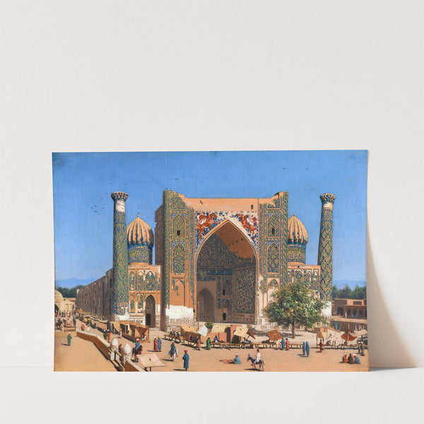 Medrasah Shir-Dhor at Registan place in Samarkand by Vasily Vereshchagin