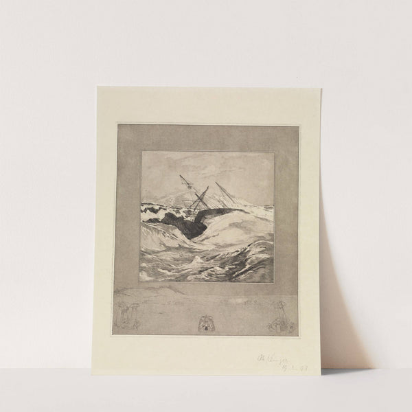 Meer (Vom Tode, Erster Theil, Opus XI, Blatt 3) (1889-1897) by Max Klinger