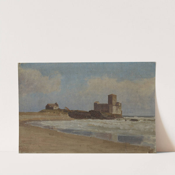 Meeresküste bei Palma auf Sizilien by Wilhelm Ludwig Friedrich Riefstahl