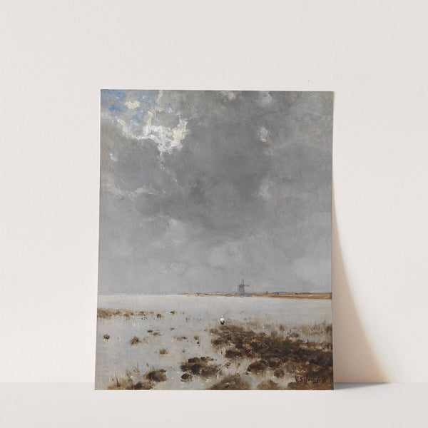 Meereslandschaft mit Mühle by Bela Spanyi