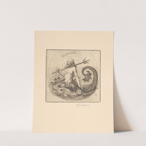 Meergott (Sea-god) by Hans Thoma