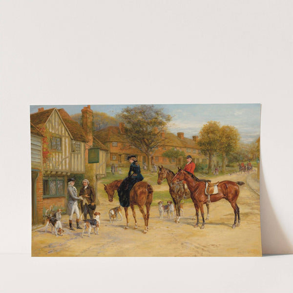 Meet at the inn by Heywood Hardy