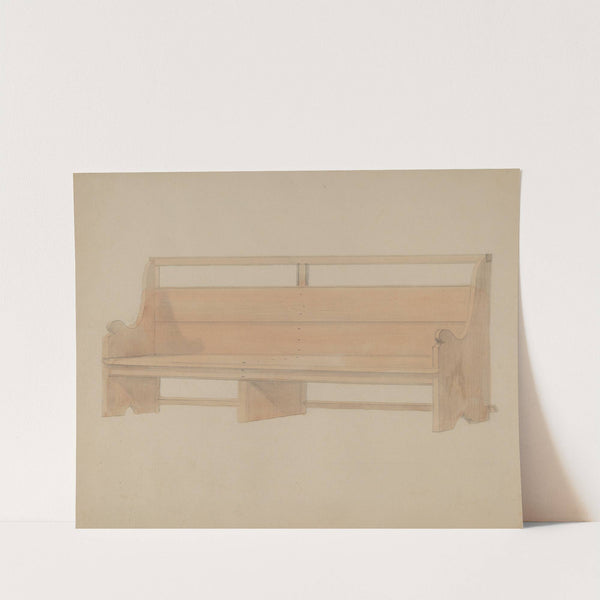 Meeting House Pew by Donald Streeter