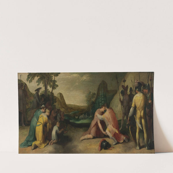 Meeting of Jacob and Esau (1594) by Cornelis Cornelisz Van Haarlem