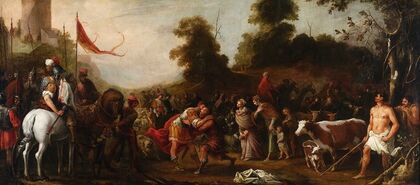 Meeting of Jacob with Esau (1660)