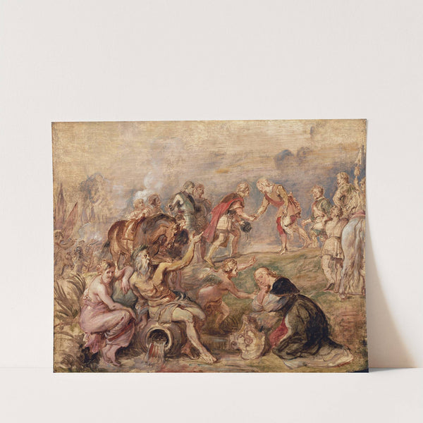 Meeting of King Ferdinand of Hungary and the Cardinal-Infante Ferdinand of Spain at Nördlingen (1635) by Peter Paul Rubens