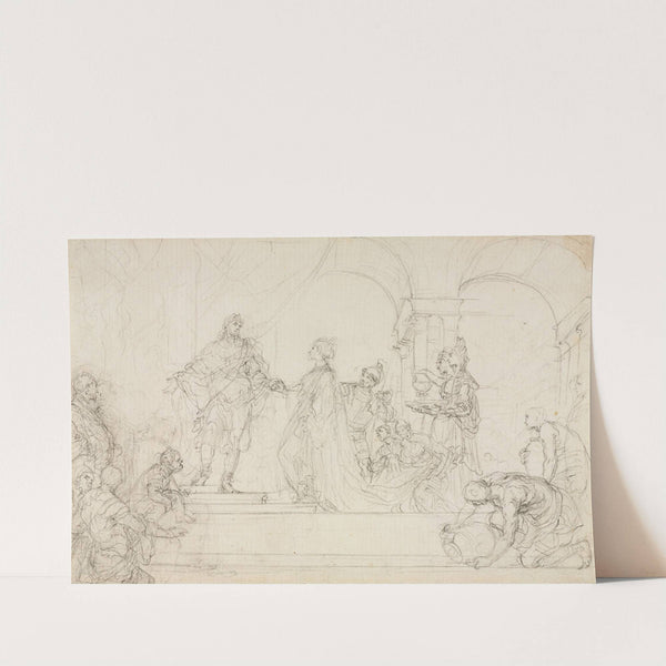 Meeting of Solomon and Queen of Sheba by Francesco Solimena