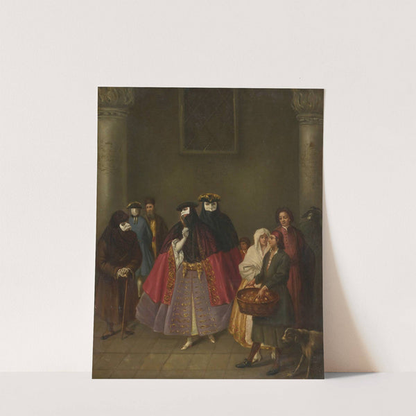 Meeting of the Dominoes by Pietro Longhi