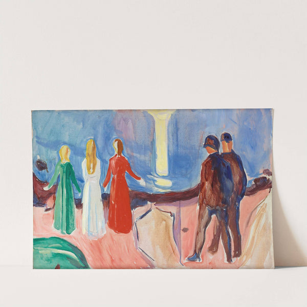Meeting on the Beach (1933–35) by Edvard Munch