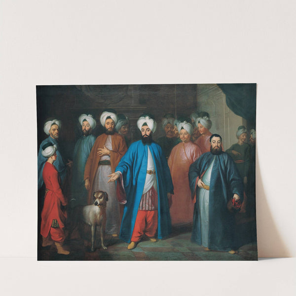 Mehmed Said Efendi and his Retinue by Georg Engelhard Schröder