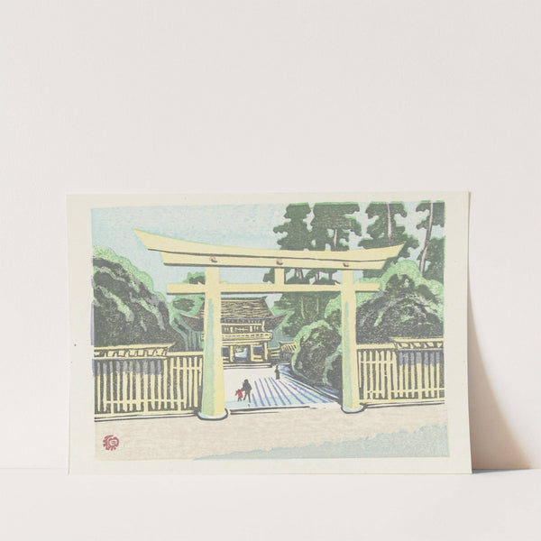 Meiji Shrine (1945) by Yamaguchi Gen