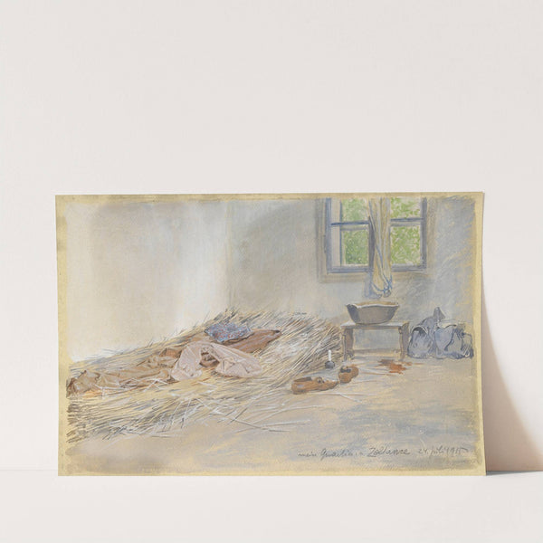 Mein Quartier in Zoltance (1915) by Josef Engelhart