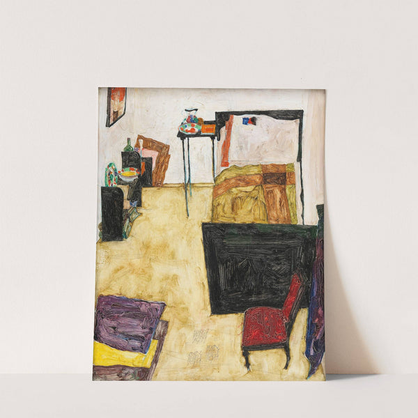Mein Wohnzimmer (Das Zimmer des Künstlers in Neulengbach) (1911) by Egon Schiele