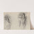 Melancholy woman; two sketches by Felix Octavius Carr Darley