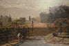 Melbourne gaol in sunlight from the Public Library grounds