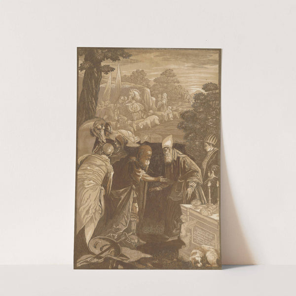 Melchizedek blessing Abraham (1743) by John Baptist Jackson