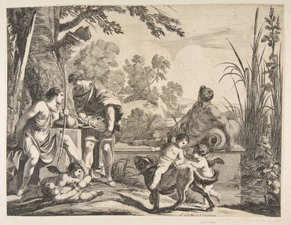 Meleager and Atalanta (After Laurent de La Hyre) (1643)