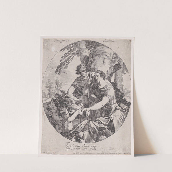 Meleager and Atalanta (ca. 1643) by François Chauveau