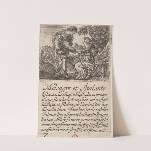 Meleagre et Atalante by Stefano Della Bella
