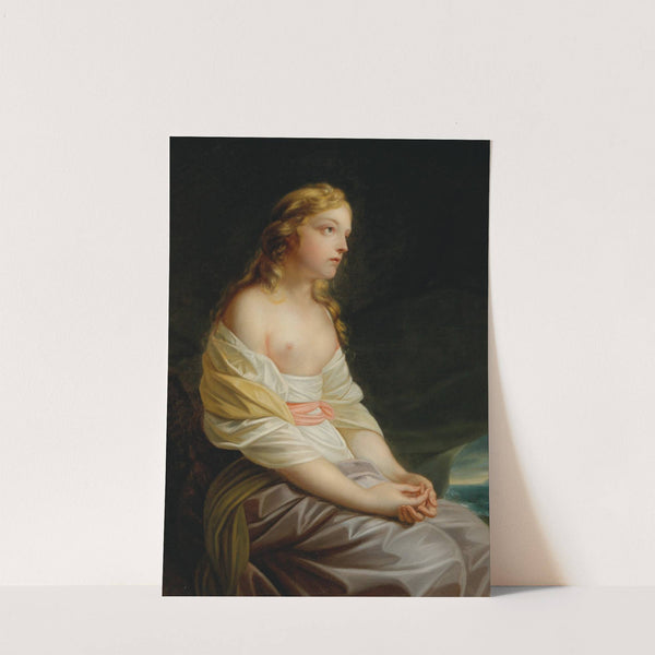 Melida, a scene from Salomon Gessner’s idyll ‘The First Navigator’, by Heinrich Friedrich Füger