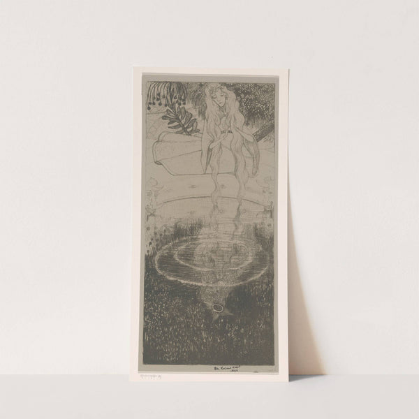 Mélisande bekijkt haar in het water gevallen ring 2 by Richard Nicolaüs Roland Holst