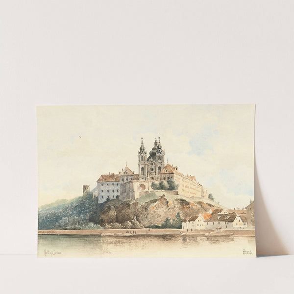 Melk Abbey, On The Danube by Vincenz Hawlicek