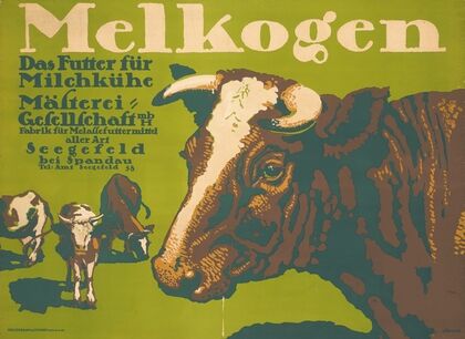 Melkogen, Das Futter für Milchkühe, Mästerei Gesellschaft (1913)