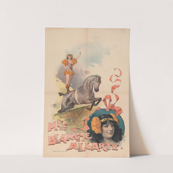 Melle Blanche Allarty (1895) by Pal (Jean de Paleologue)