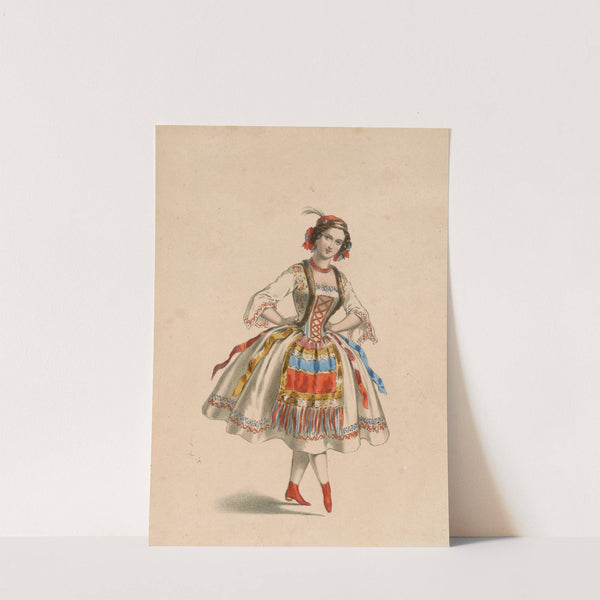 Melle Caroline, dans Les elfes. Théâtre de l’Opéra (1856) by Alexandre Lacauchie