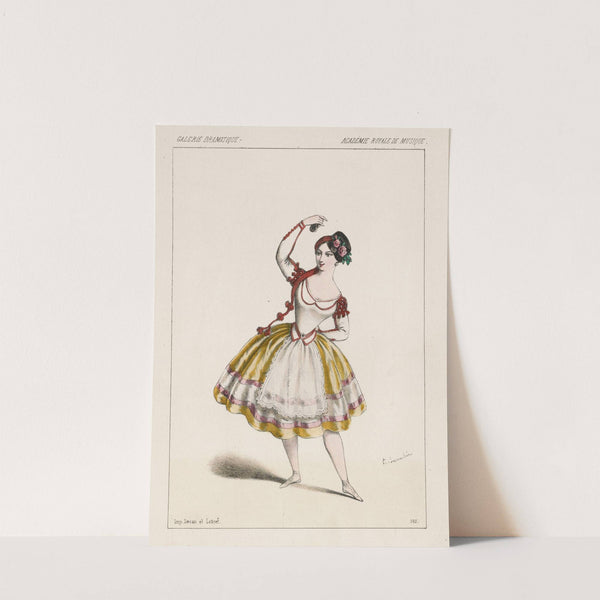 Melle Caroline Lassiat, dans La fille de marbre (1847) by Alexandre Lacauchie