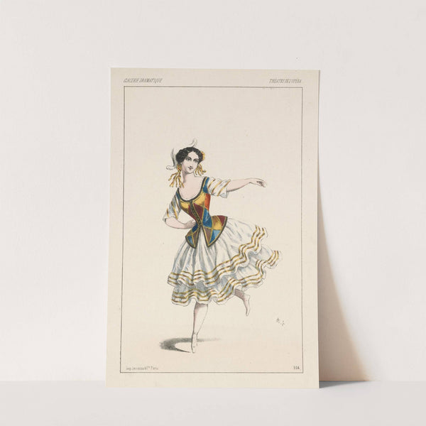 Melle Caroline, rôle de Colombine (1852) by Alexandre Lacauchie