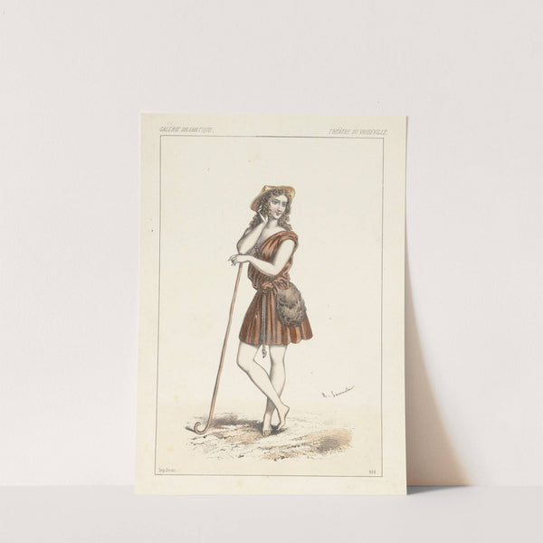 Melle. Cico. rôle de Daphnis, dans Daphnis et Chloé by Alexandre Lacauchie