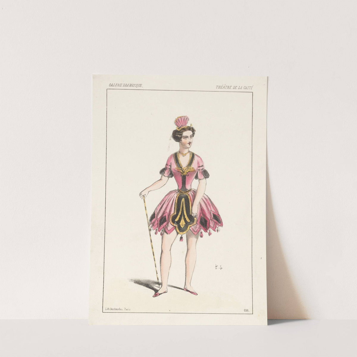 Melle. Clarisse, rôle de Sataniel, dans les Cinq cents diables by Alexandre Lacauchie