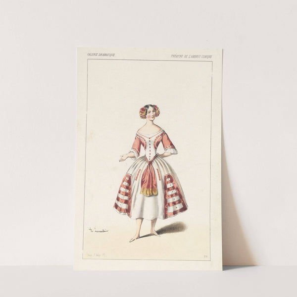 Melle. Daniel, rôle de Paquita, dans L’étoile du berger by Alexandre Lacauchie