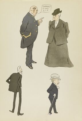 melle Garibaldi, huissier, Prince de Thurn-et-taxis, le jockey Hoagan
