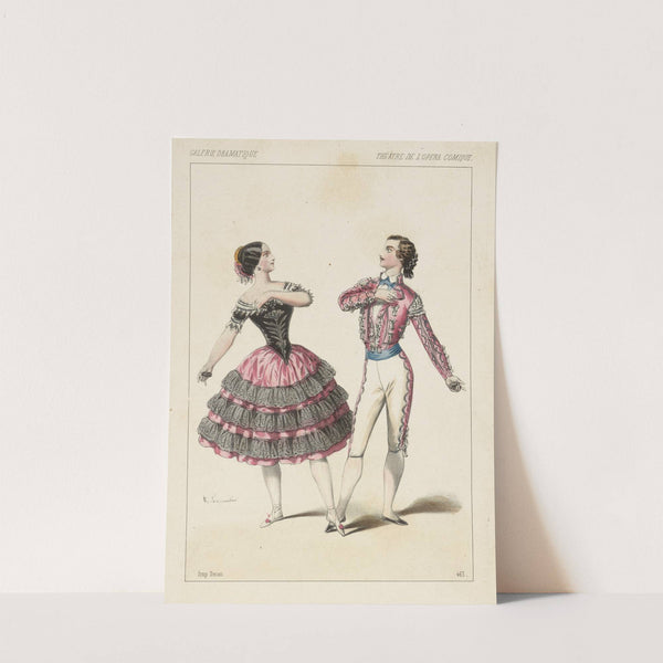 Melle Hilariot et Mr de Végas dans L’Andaluza (1850-1859) by Alexandre Lacauchie
